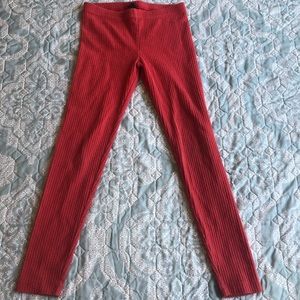Salmon tea leggings, size 8 girls, barely worn